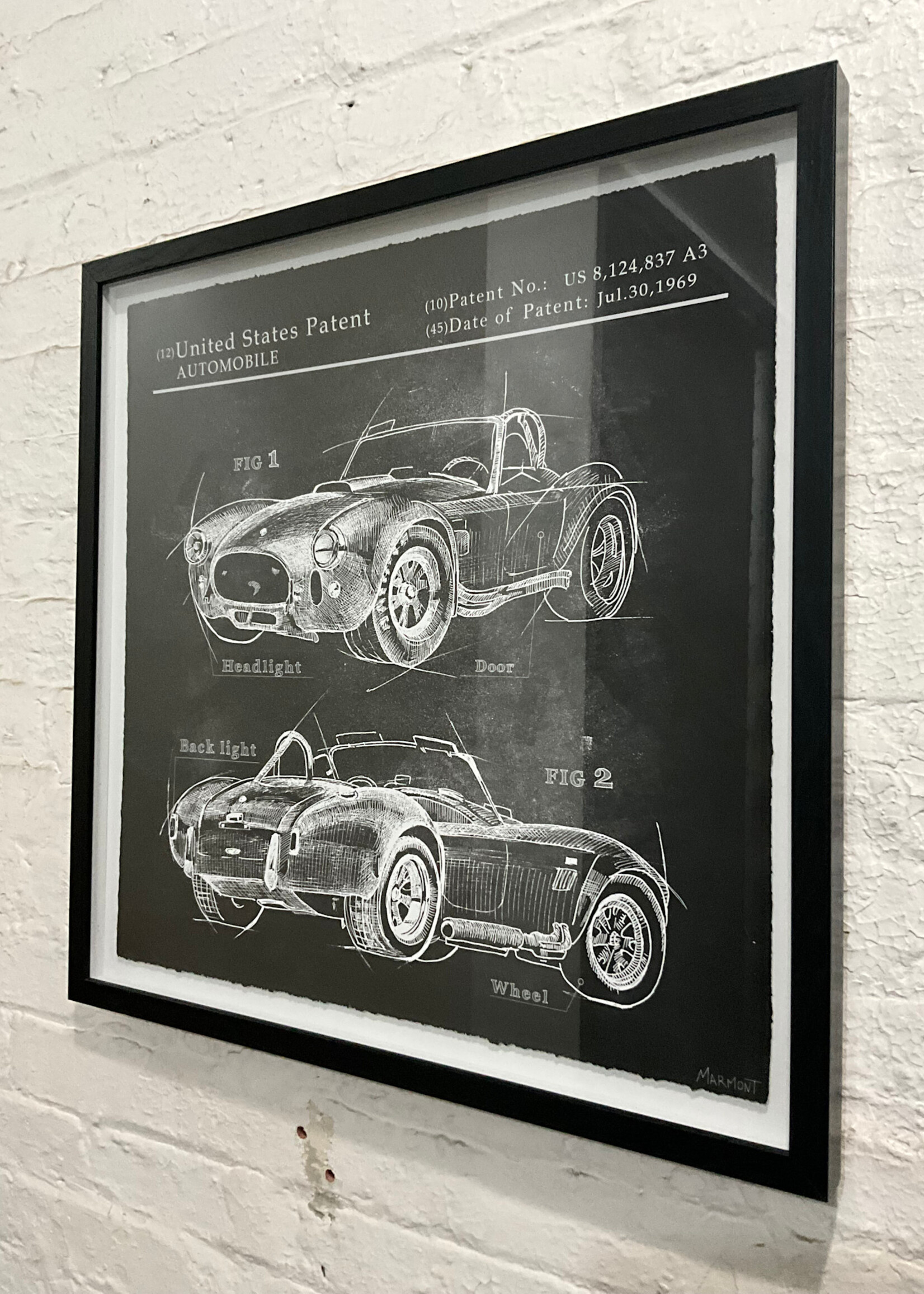 GOODWOOD Shelby Cobra Patent Print