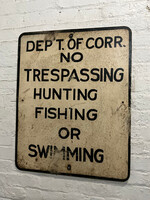 GOODWOOD Dept. of Corrections Sign