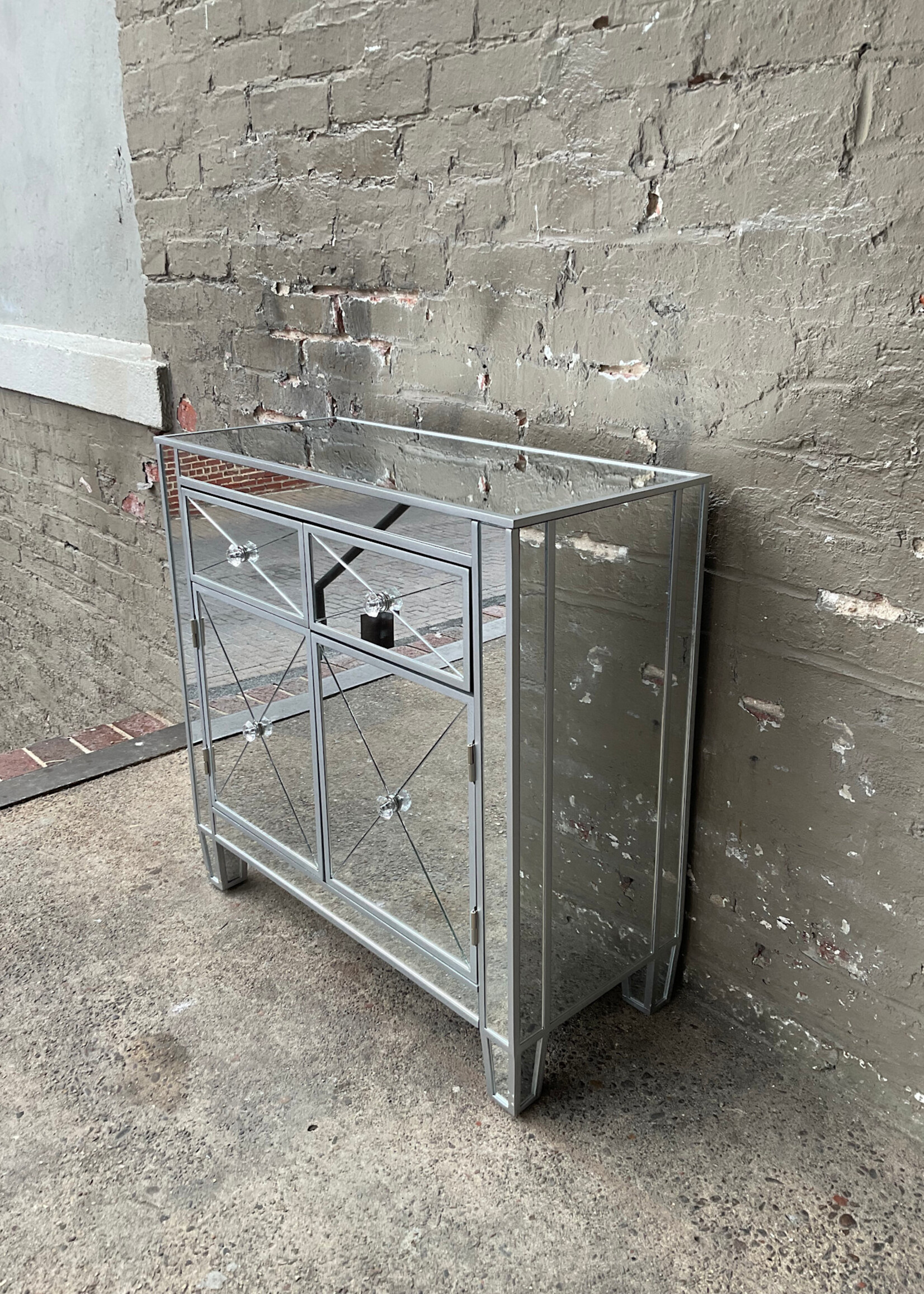 GOODWOOD Hollywood Regency Style Cabinet (some scratches)