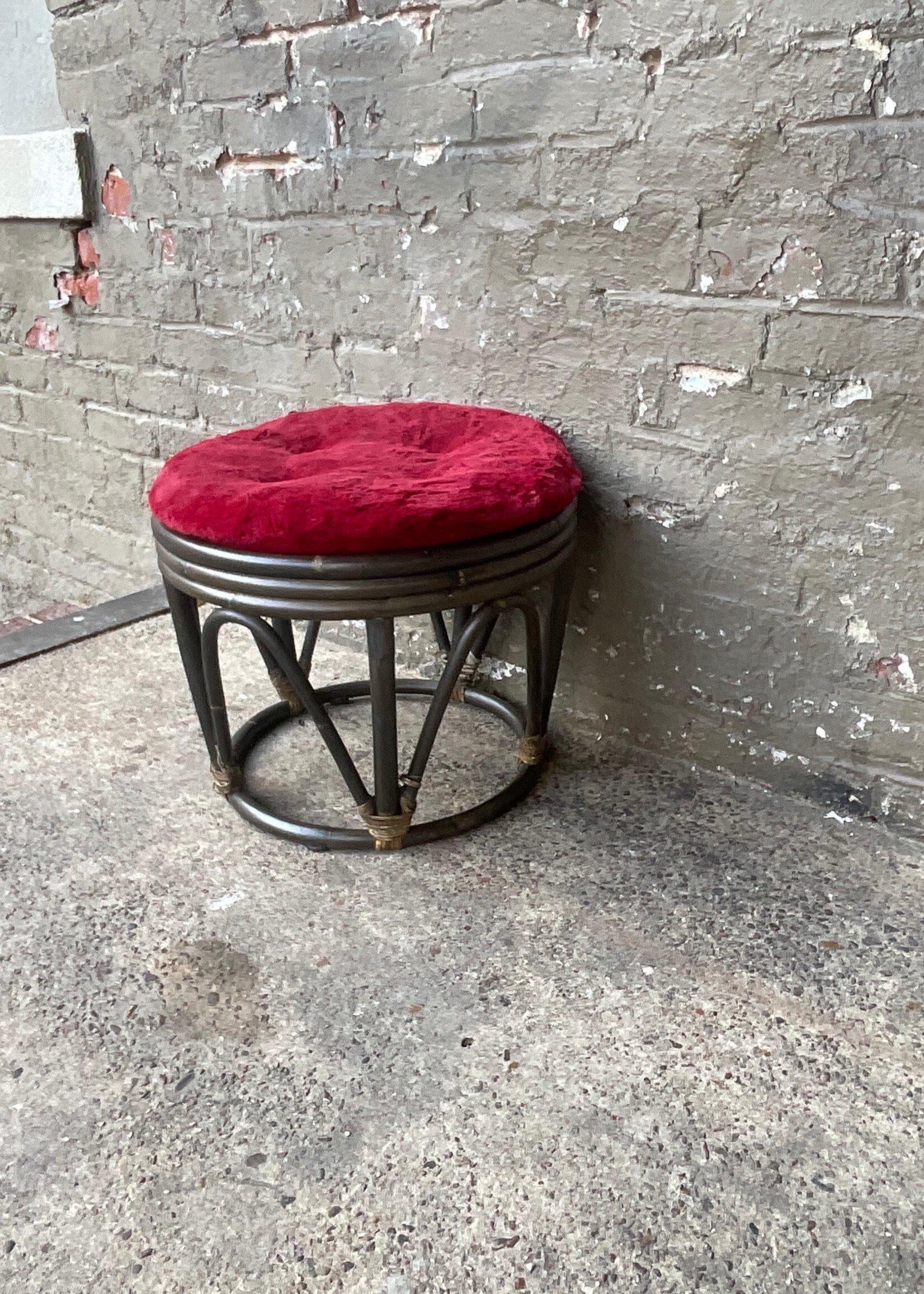 GOODWOOD Vintage Ratan Footstool