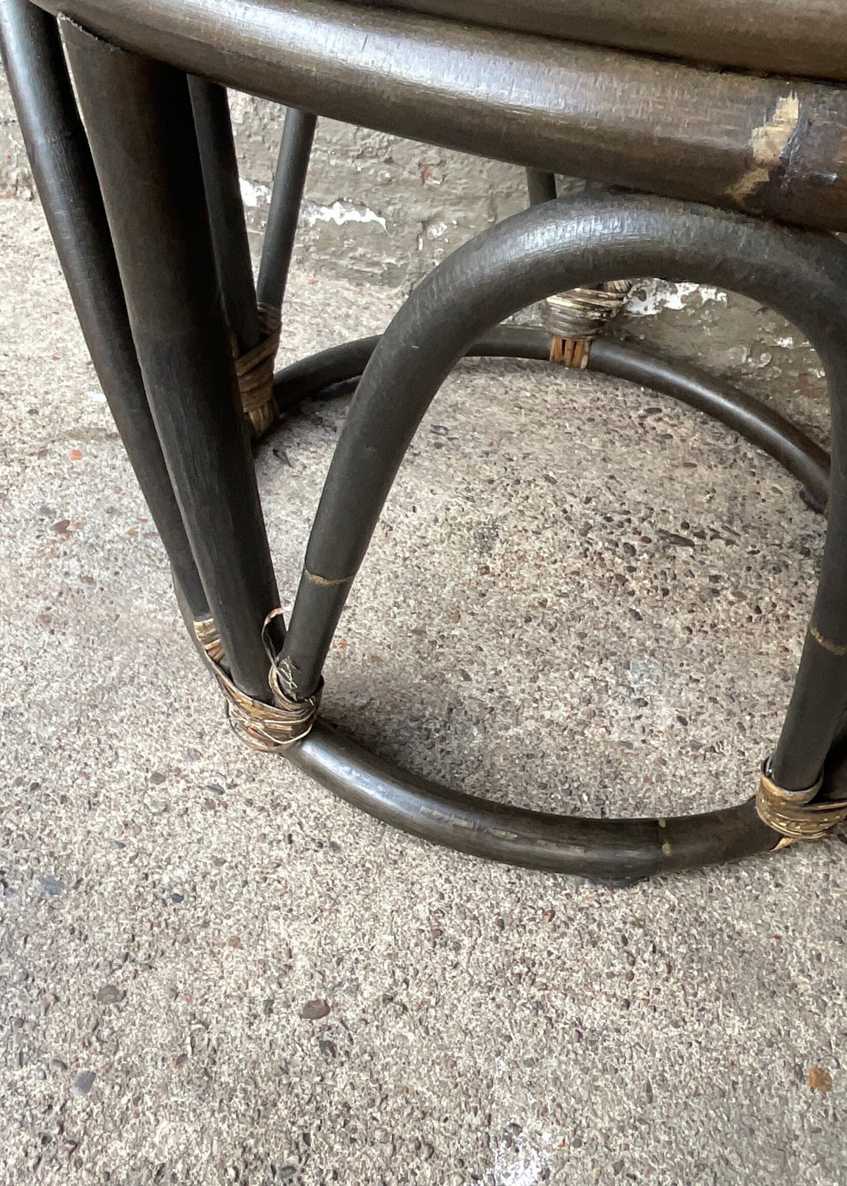 GOODWOOD Vintage Ratan Footstool