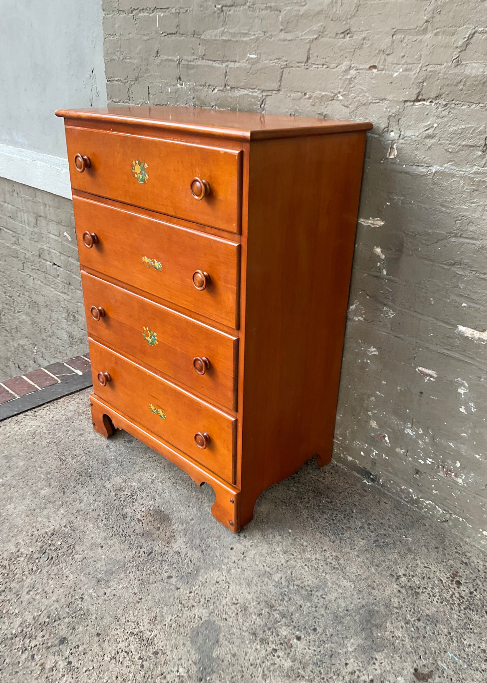 GOODWOOD Vintage Solid Maple Chest of Drawers
