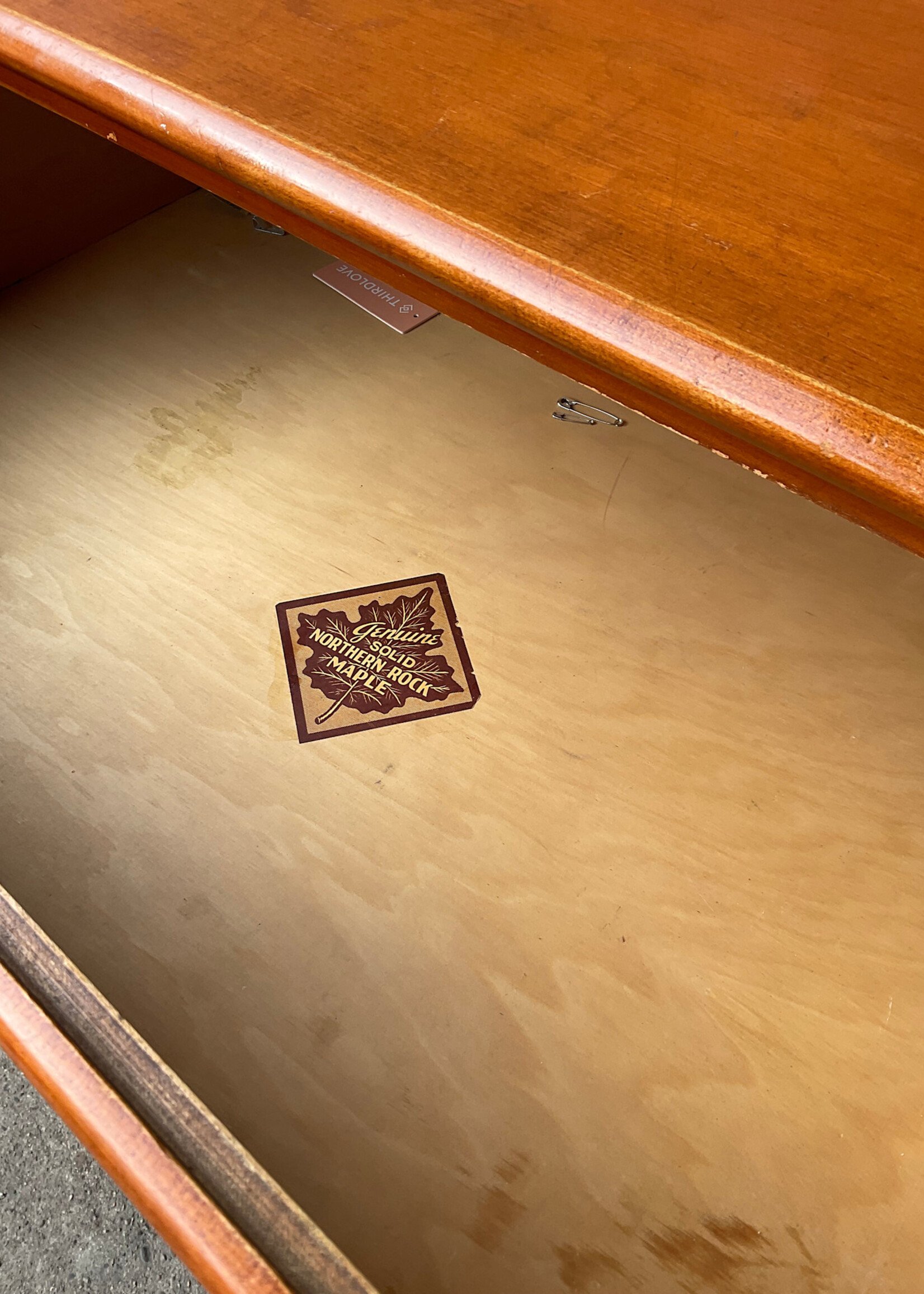 GOODWOOD Vintage Solid Maple Chest of Drawers