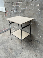 GOODWOOD MCM Laminate & Iron Side Table