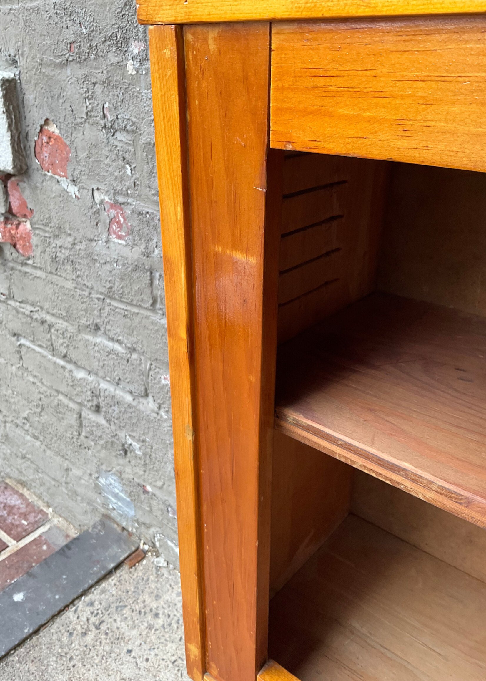 GOODWOOD MCM Peg Leg Pine Cabinet