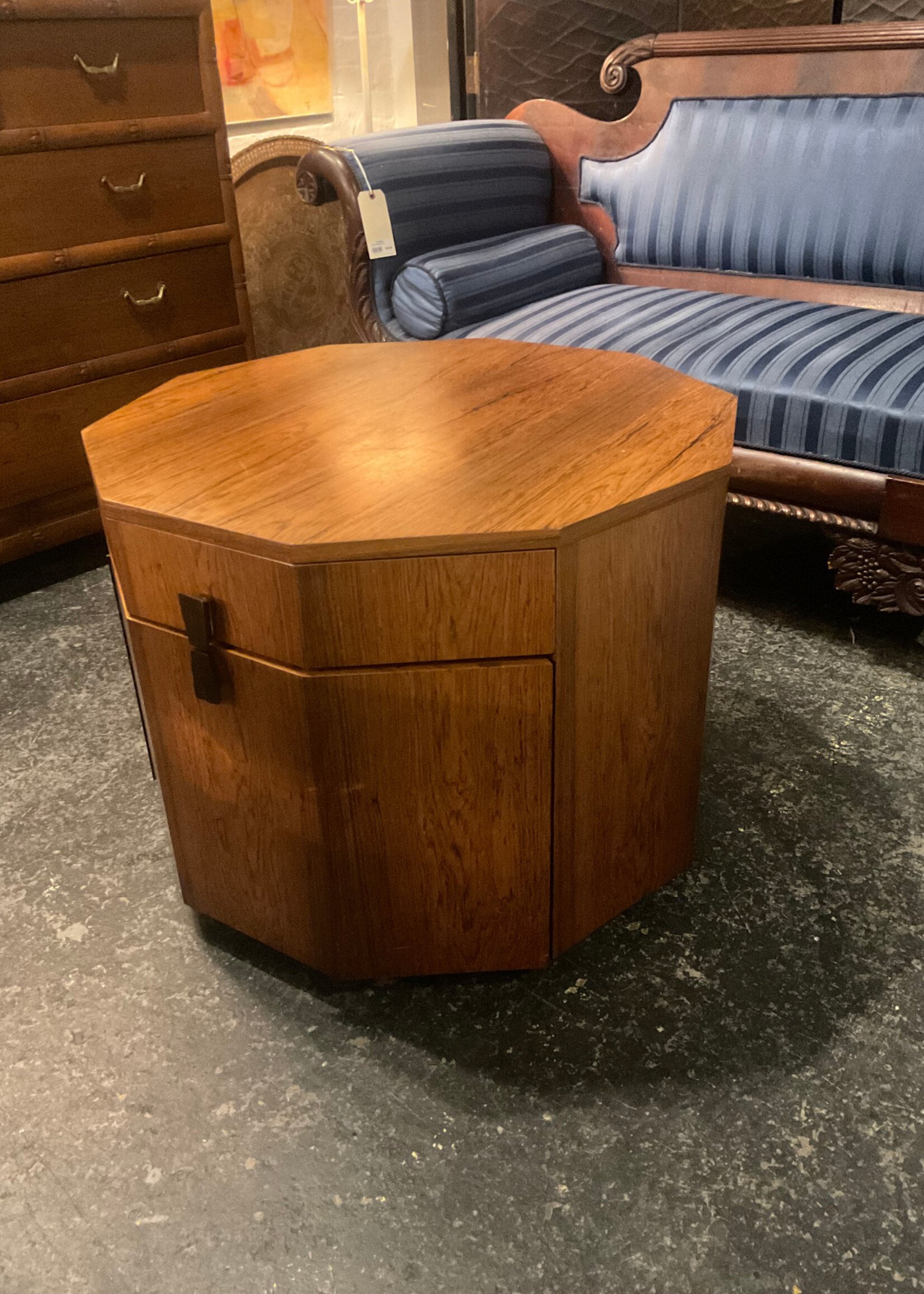 GOODWOOD Harvey Probber Rosewood Coffee Table with Storage