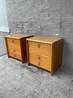 GOODWOOD Pair of Paul Frankl for John Stuart Maple Nightstands