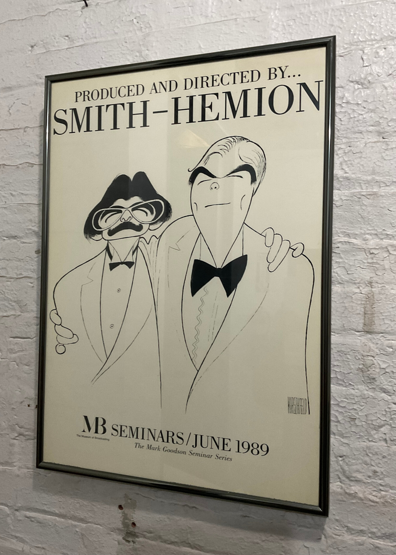 GOODWOOD Mark Goodson Seminar Poster by Al Hirschfeld