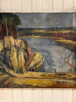 GOODWOOD "Landscape in Spring", Oil on Canvas, Frank Glaser, 1982