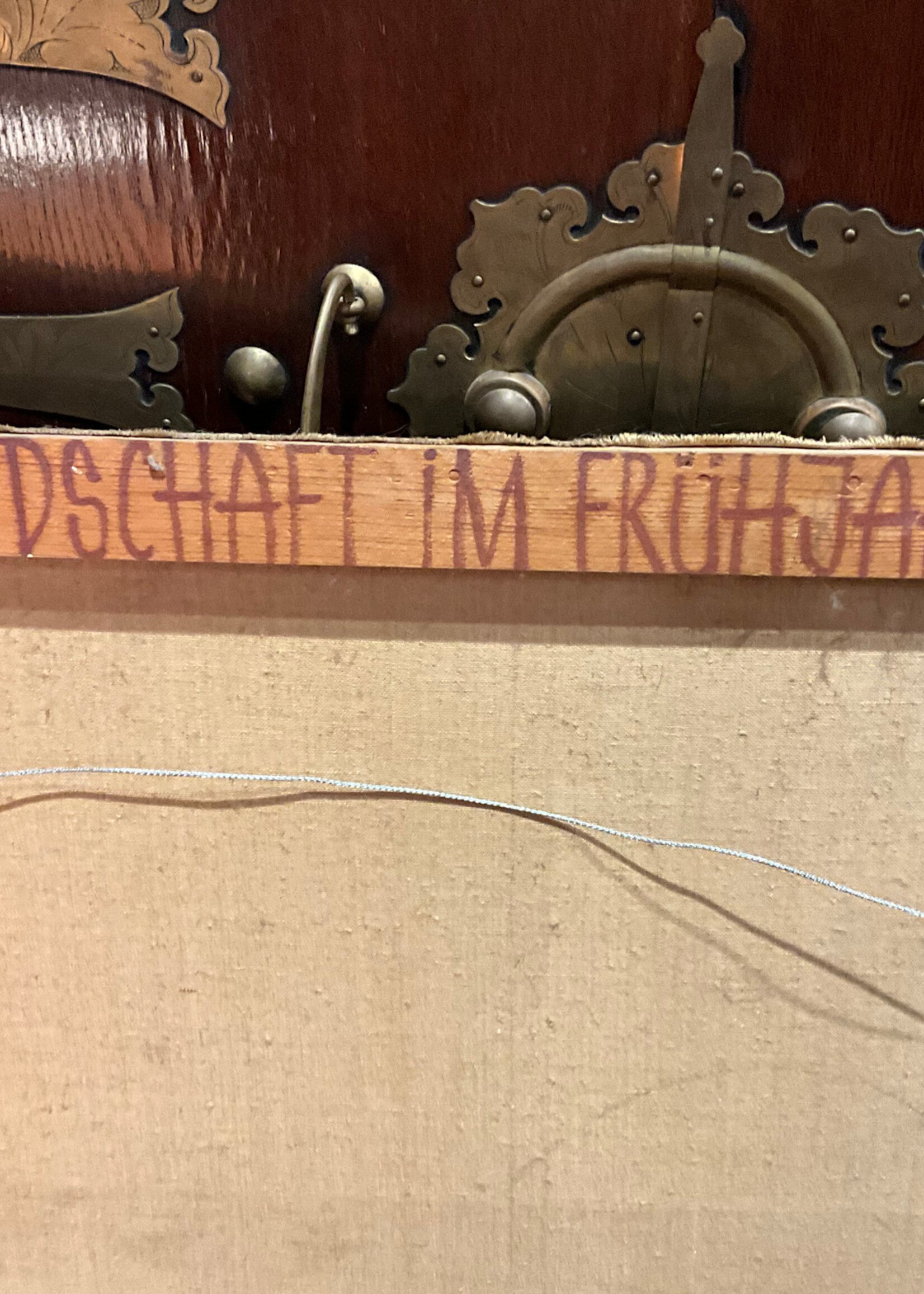 GOODWOOD "Landscape in Spring", Oil on Canvas, Frank Glaser, 1982