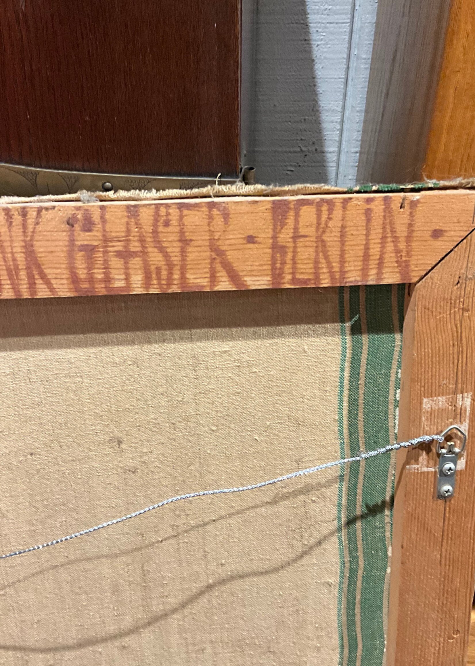 GOODWOOD "Landscape in Spring", Oil on Canvas, Frank Glaser, 1982