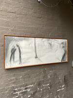 GOODWOOD Charcoal Figural Drawing, Signed, 1983