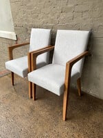 GOODWOOD Pair of MCM Style Armchairs