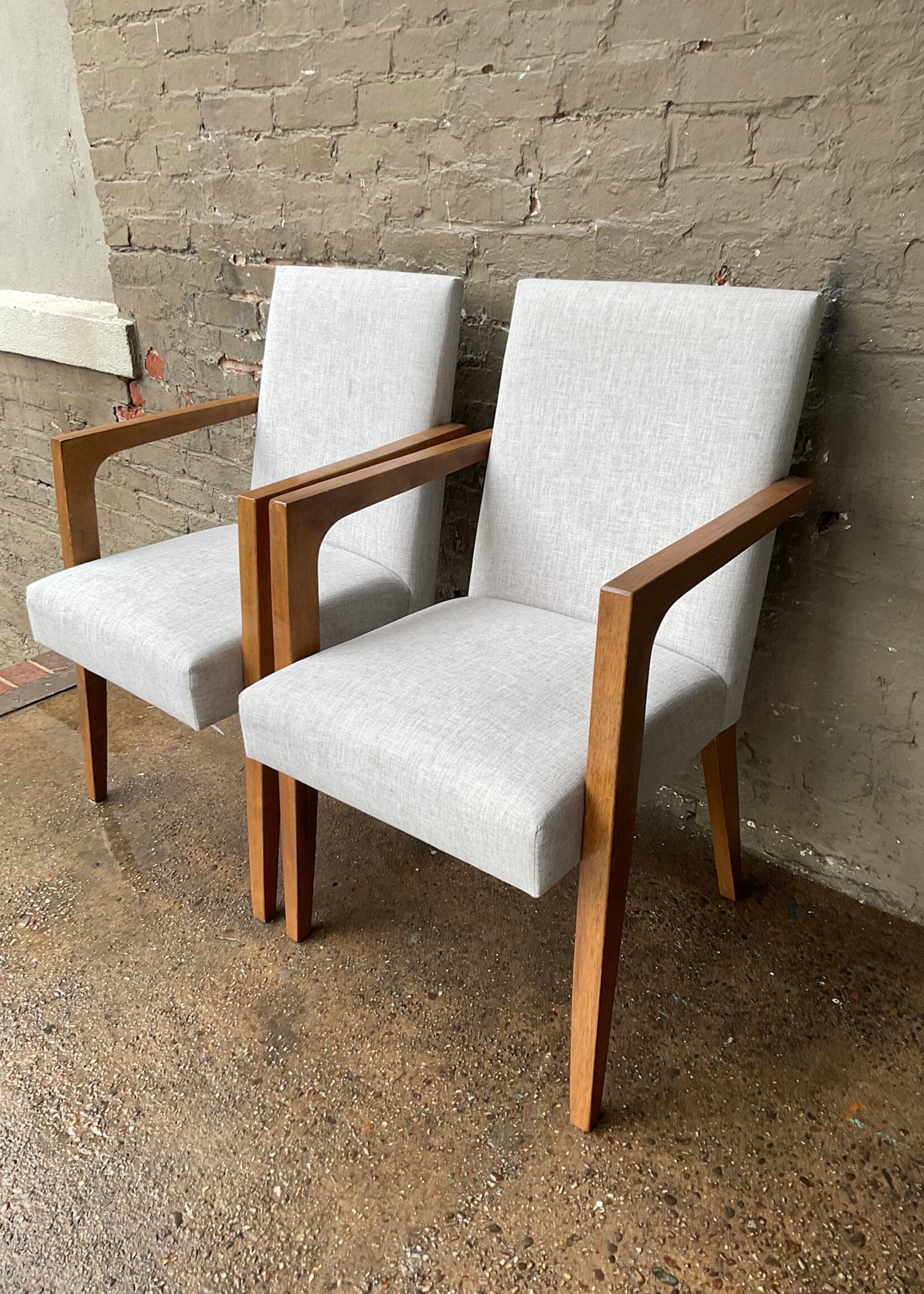 GOODWOOD Pair of MCM Style Armchairs