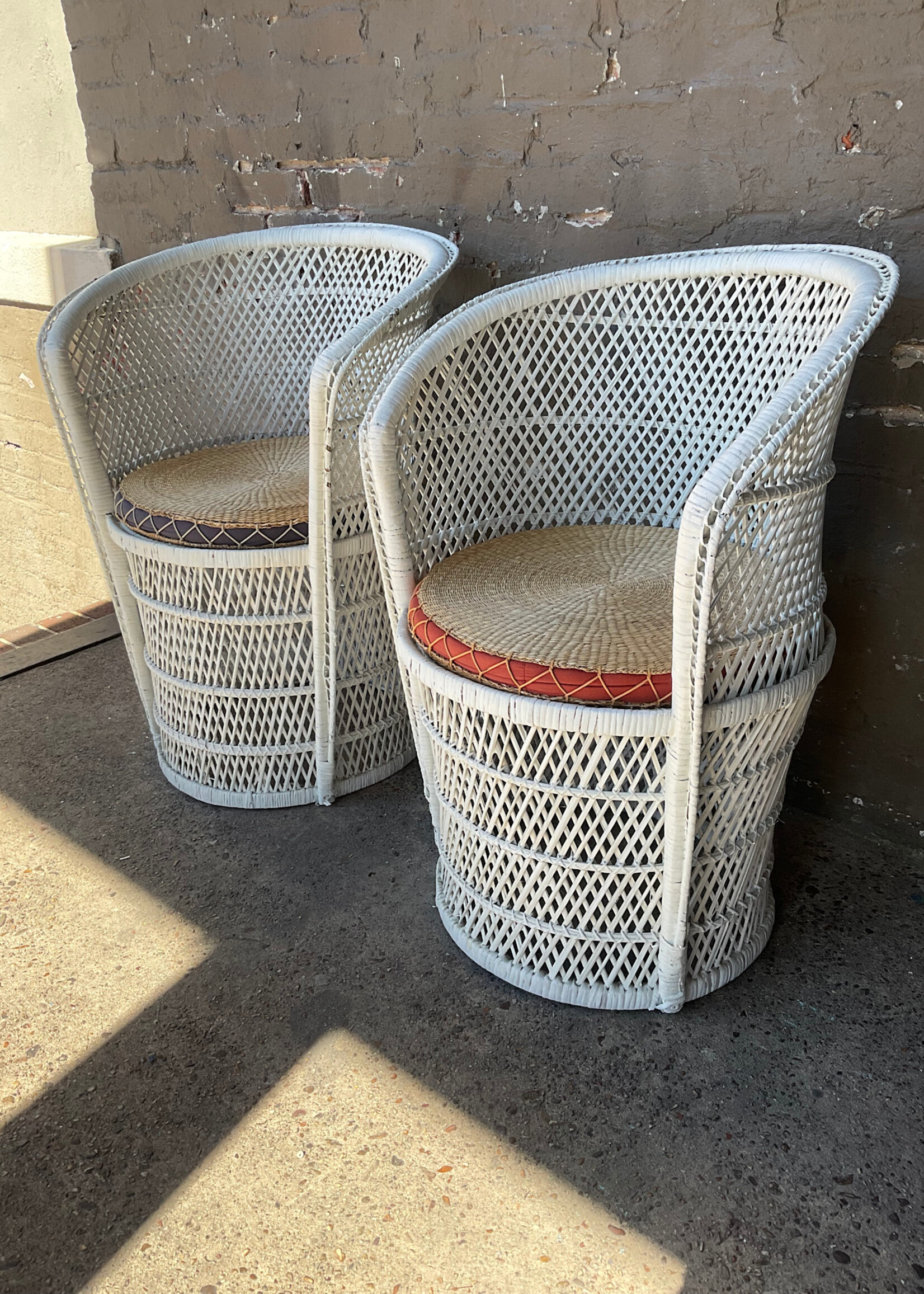 GOODWOOD Pair of Wicker Chairs