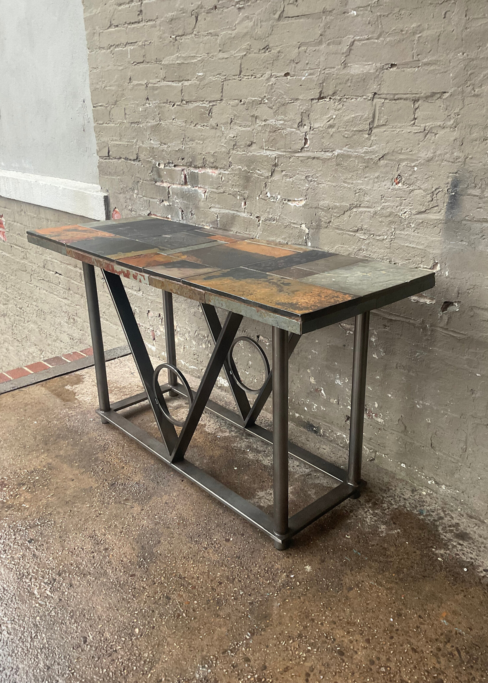 GOODWOOD Slate & Steel Console