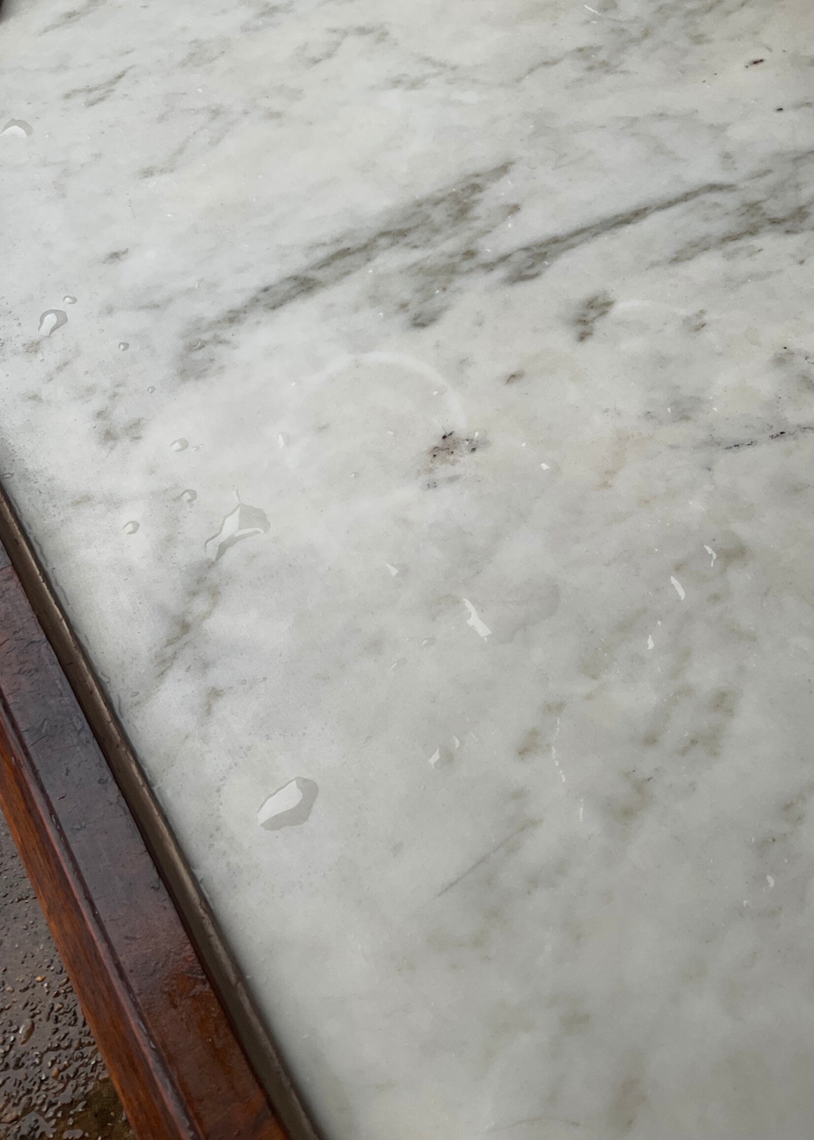 GOODWOOD Victorian Marble Top Parlor Table