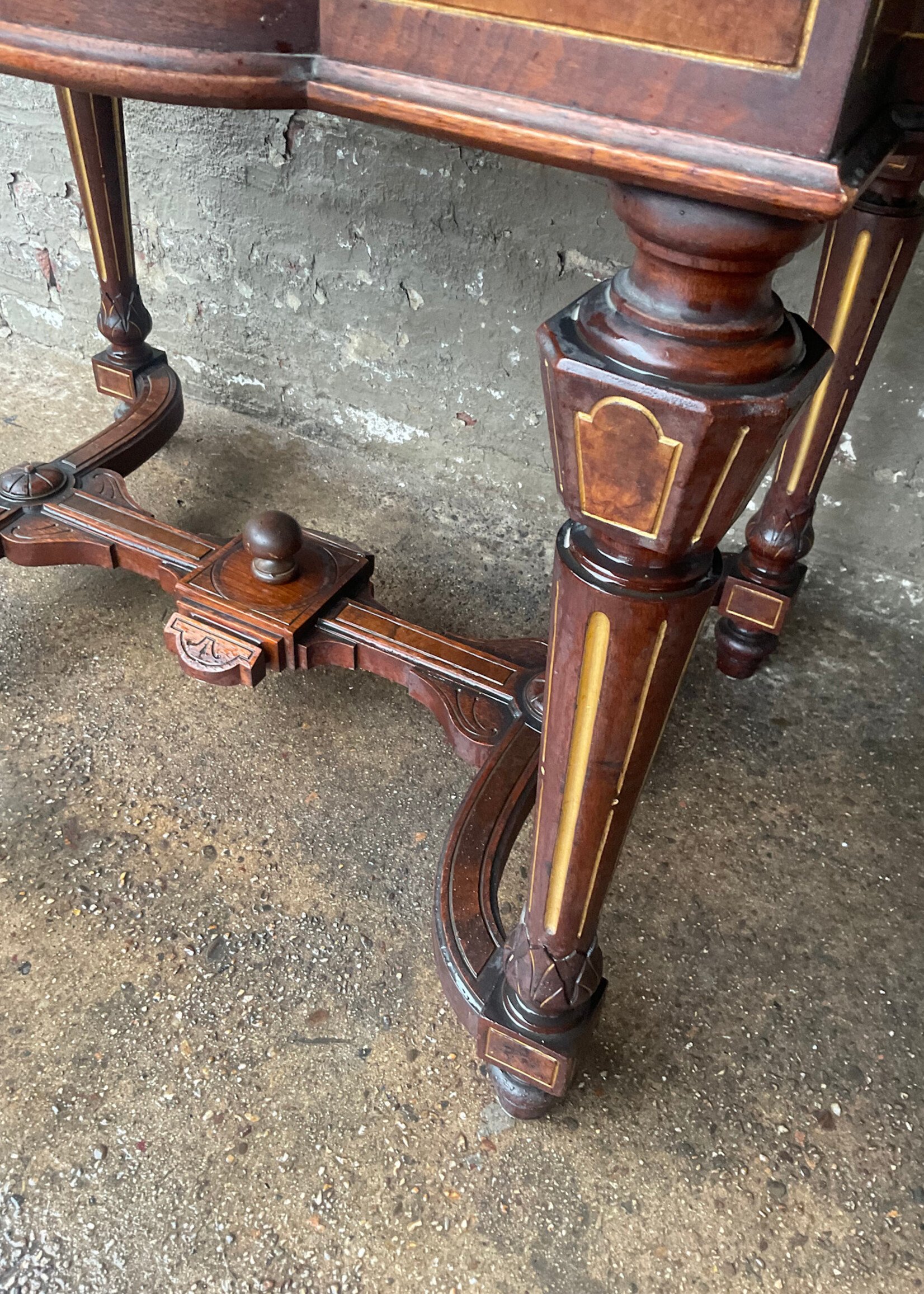 GOODWOOD Victorian Marble Top Parlor Table