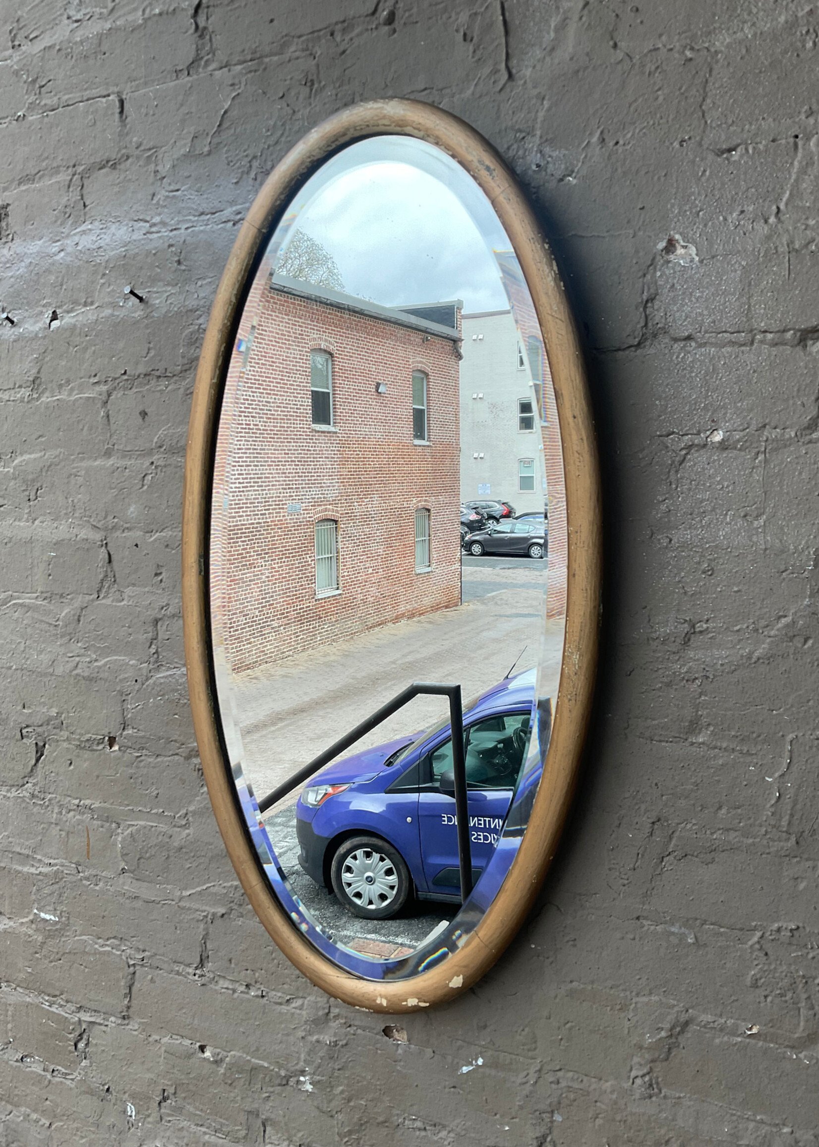 GOODWOOD Vintage Gilt Oval Mirror