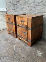 GOODWOOD Pair of Tansu Nightstands