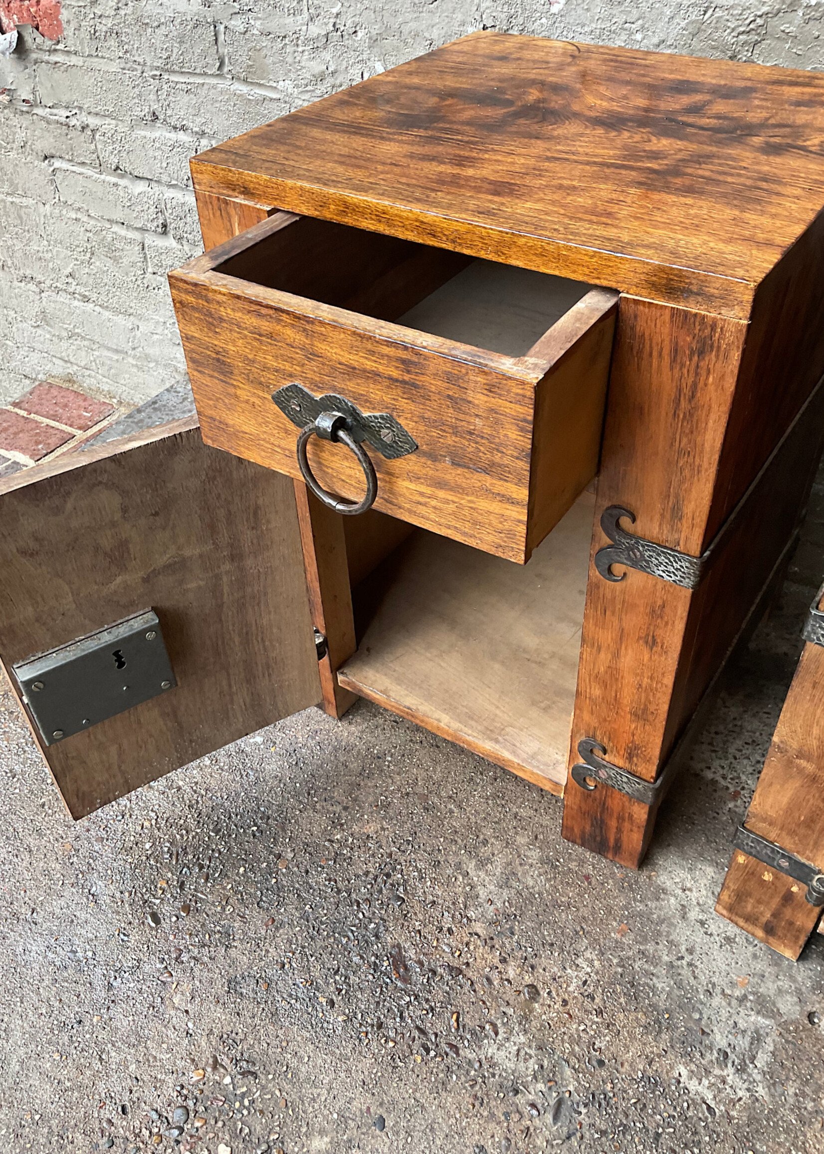 GOODWOOD Pair of Tansu Nightstands