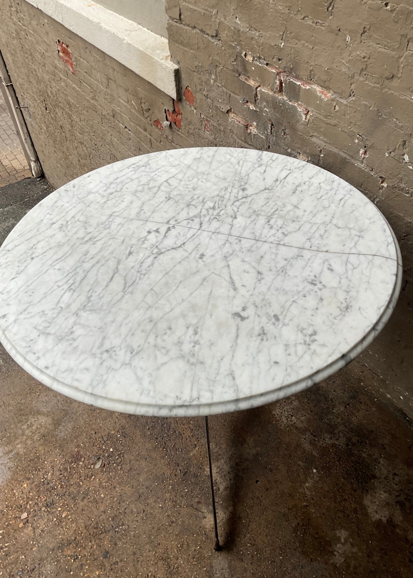 GOODWOOD MCM Marble Top Table, Cracked