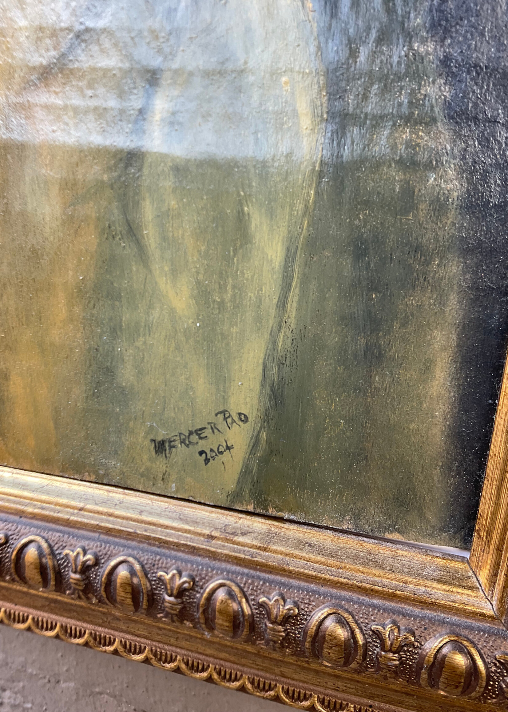 GOODWOOD Girl with a Pearl Earring by Mercer Pao, Oil on Cardboard