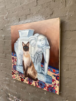 GOODWOOD Siamese Cat, Acrylic on Canvas
