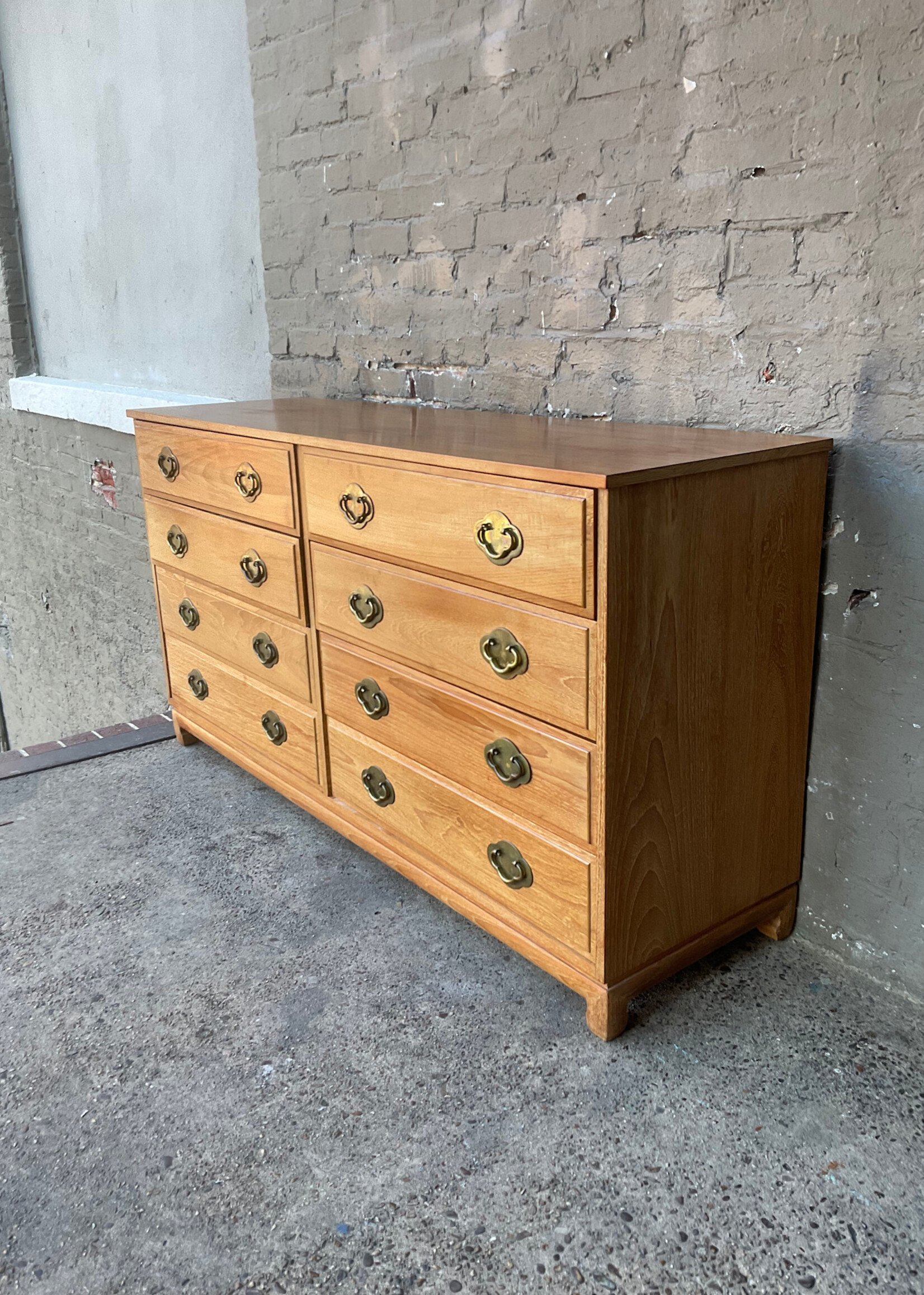GOODWOOD Vintage Solid Wood 8 Drawer Dresser
