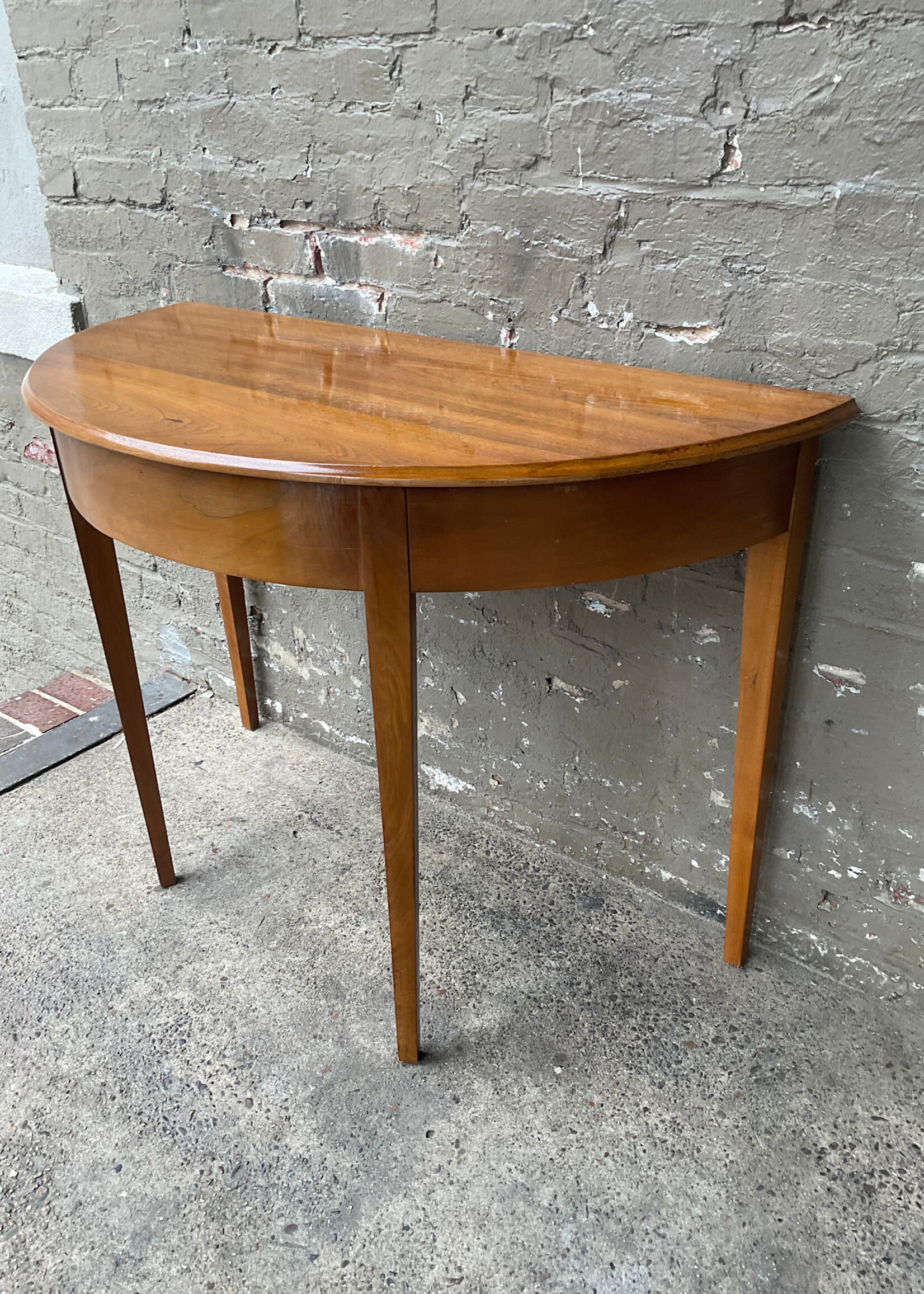 GOODWOOD Antique Walnut Demilune