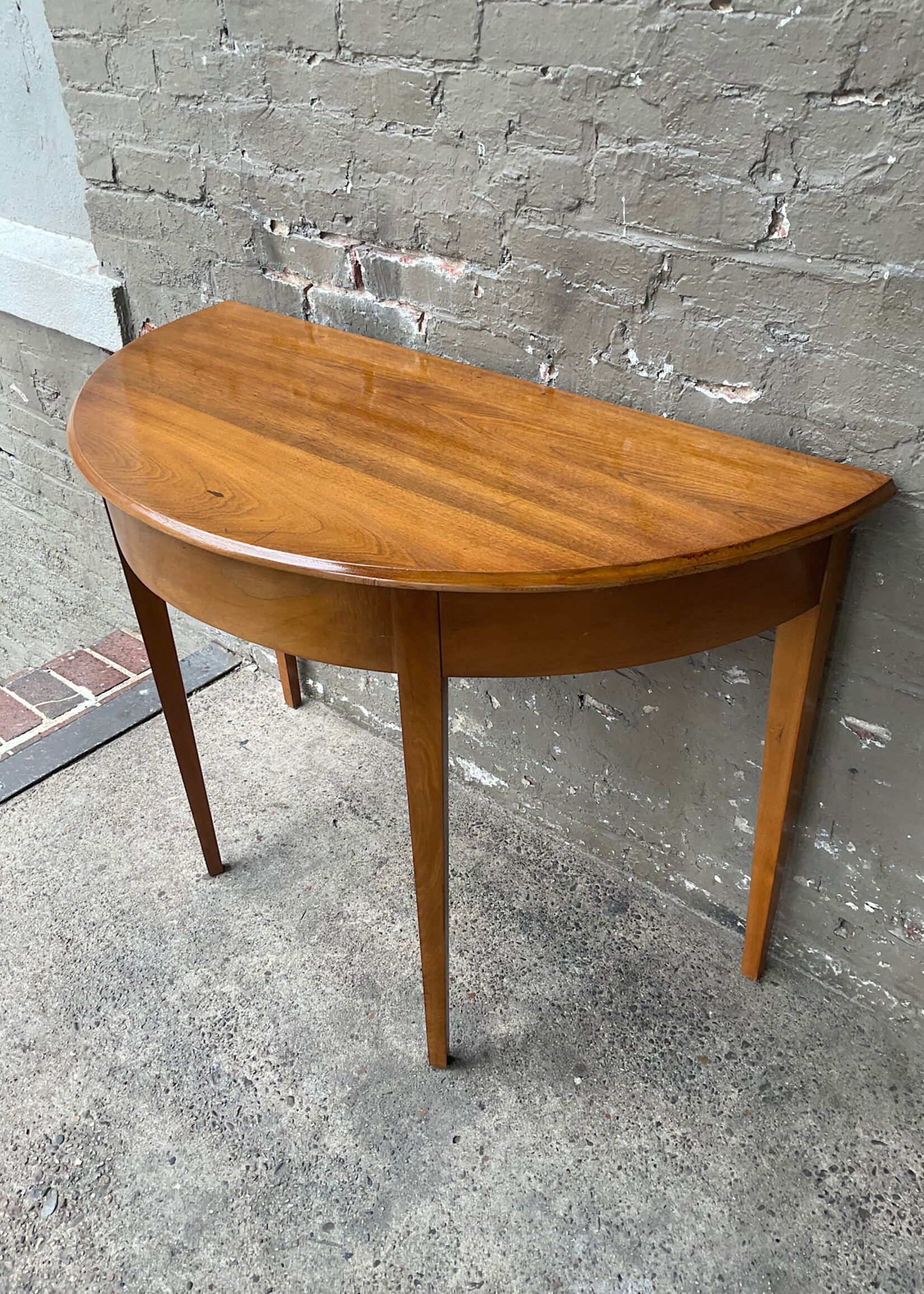 GOODWOOD Antique Walnut Demilune