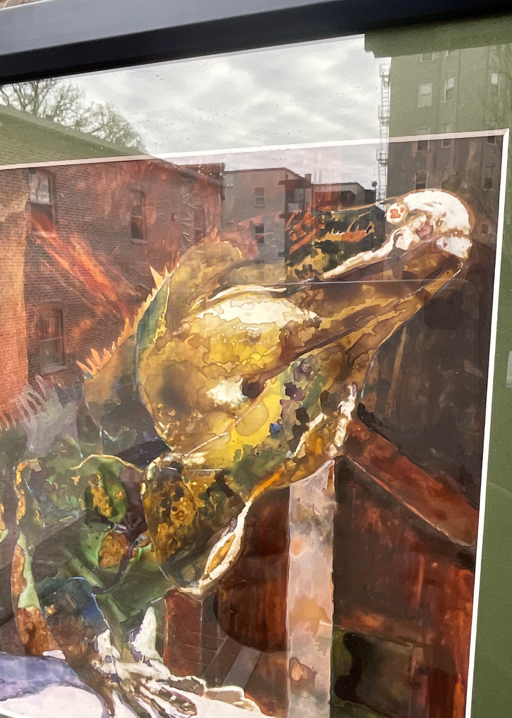 GOODWOOD Iguana Watercolor