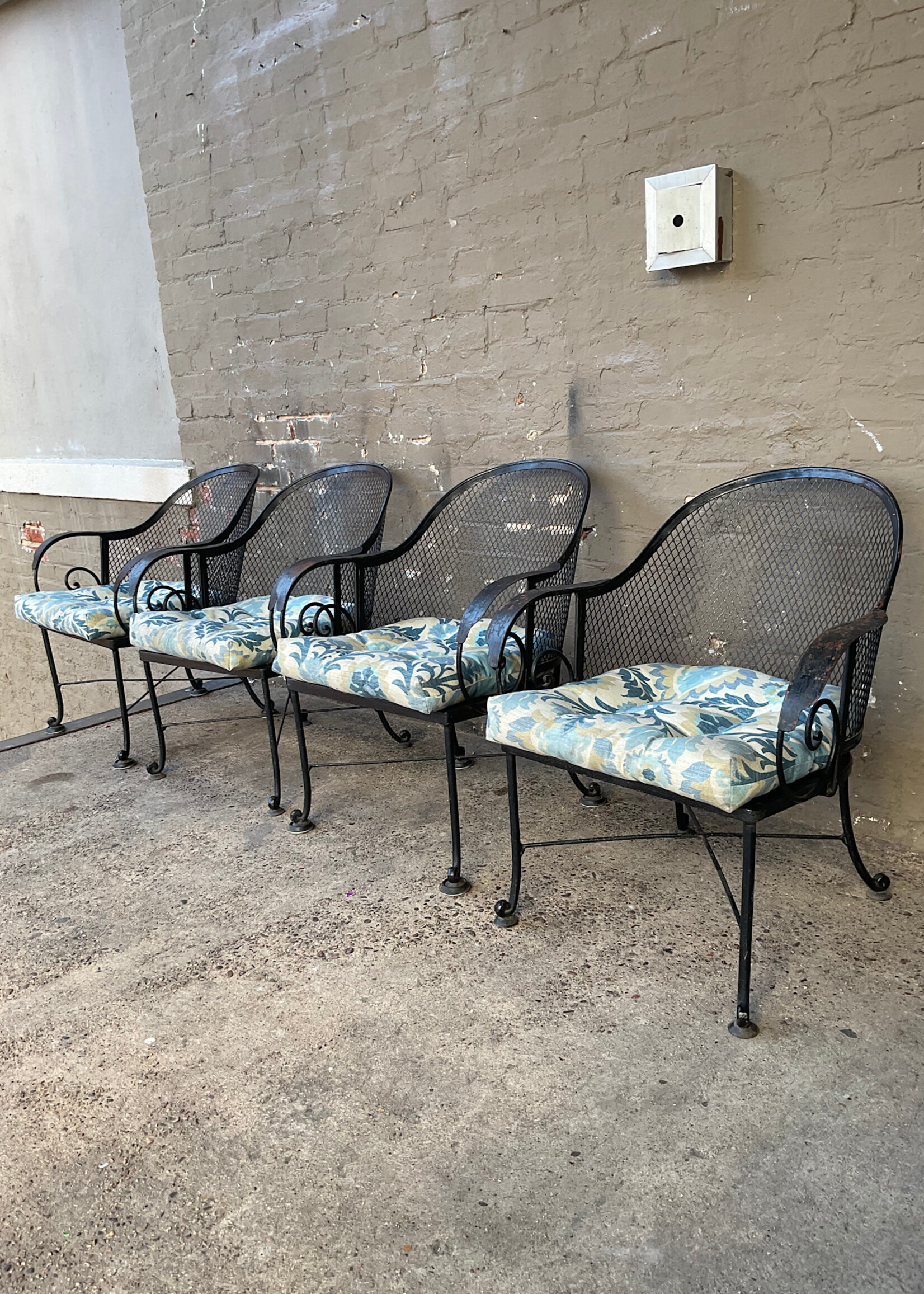 GOODWOOD Pair of Wrought Iron Chairs