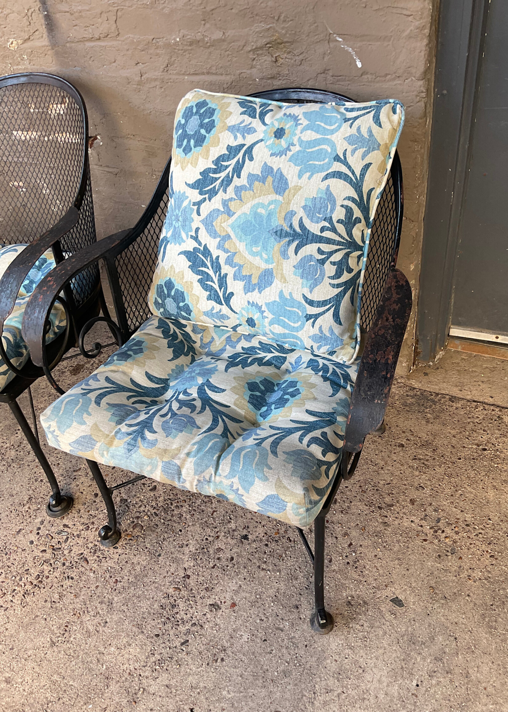 GOODWOOD Pair of Wrought Iron Chairs