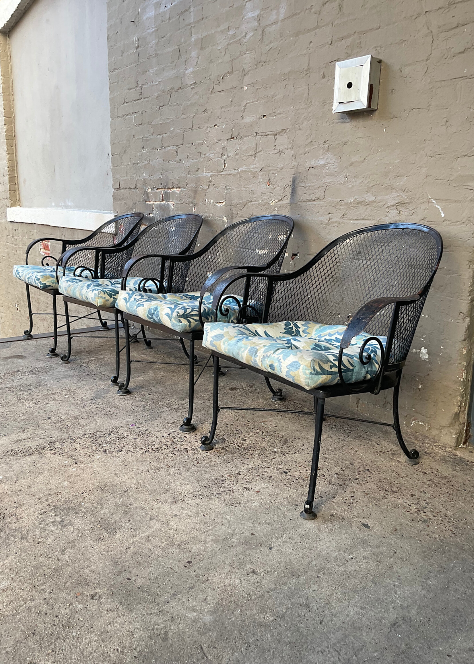 GOODWOOD Pair of Wrought Iron Chairs