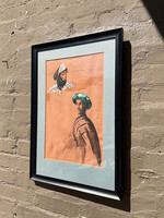 GOODWOOD Vintage Portrait, Ink on Paper