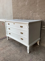 GOODWOOD Antique Swedish Blanket Chest with Dummy Drawers