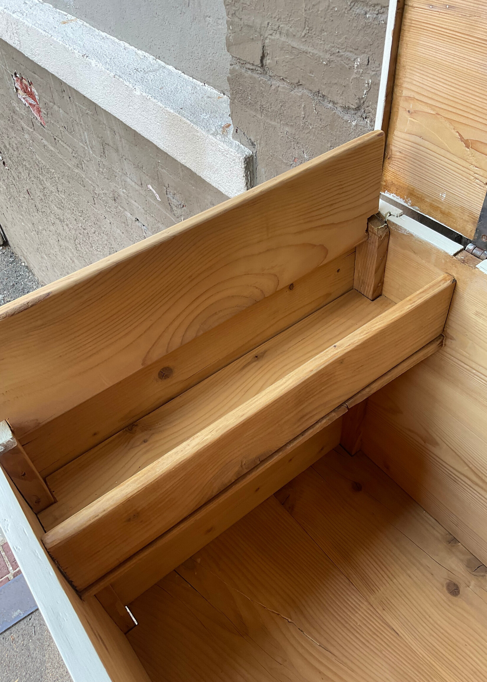 GOODWOOD Antique Swedish Blanket Chest with Dummy Drawers