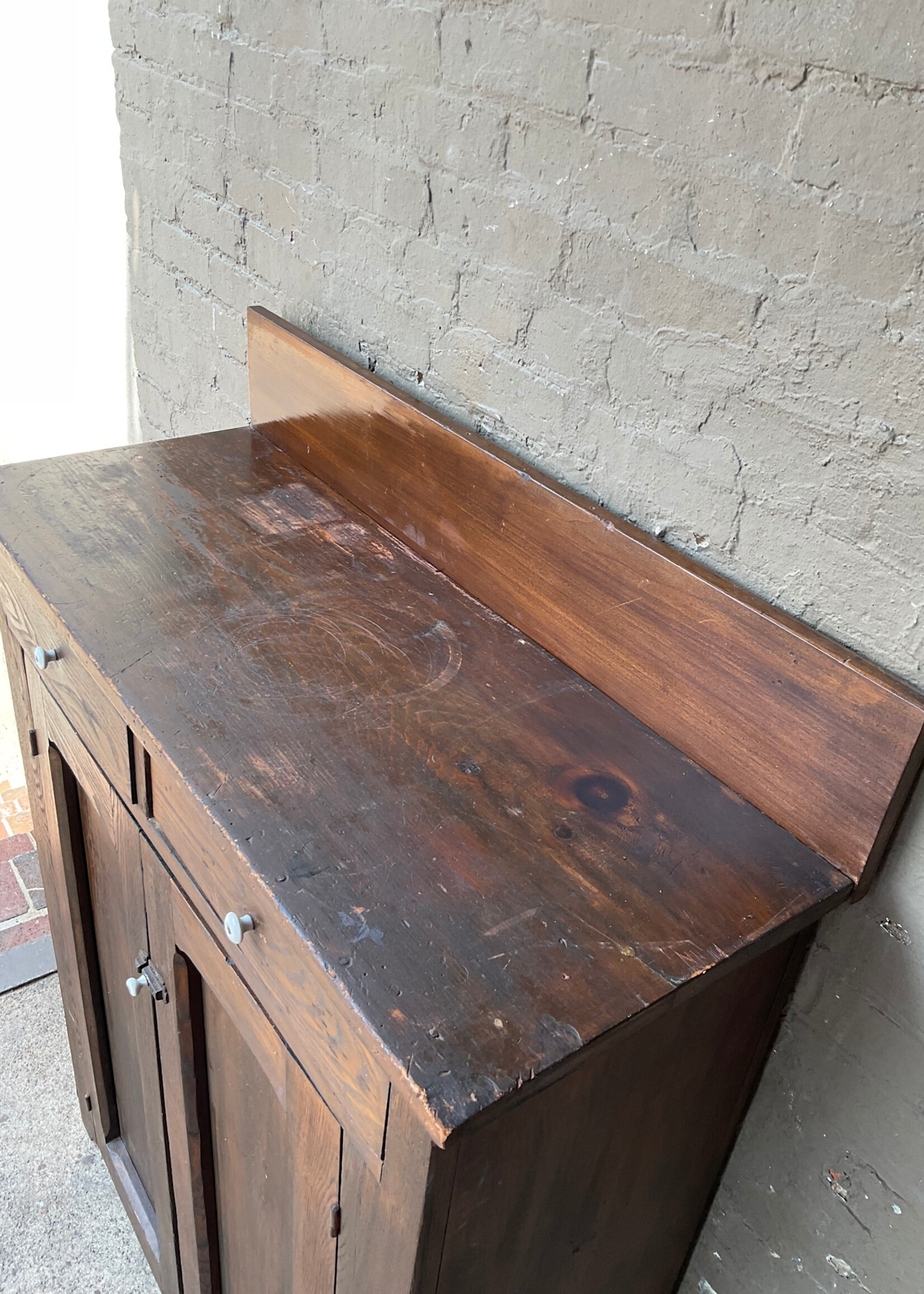 GOODWOOD Antique Chestnut & Pine Cupboard