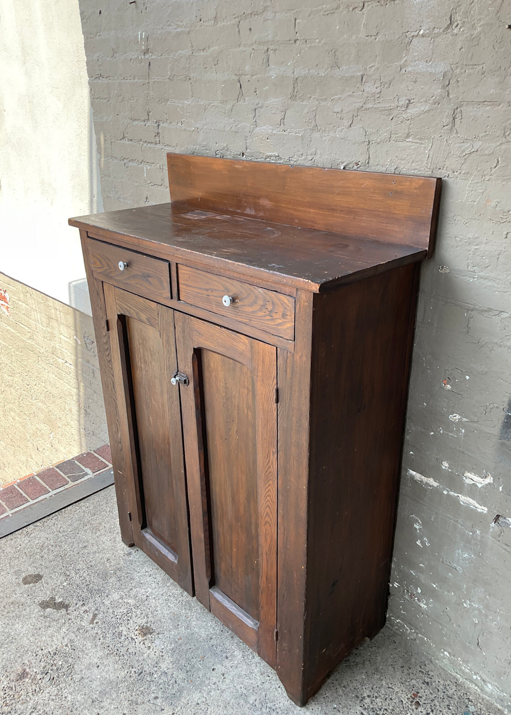 GOODWOOD Antique Chestnut & Pine Cupboard