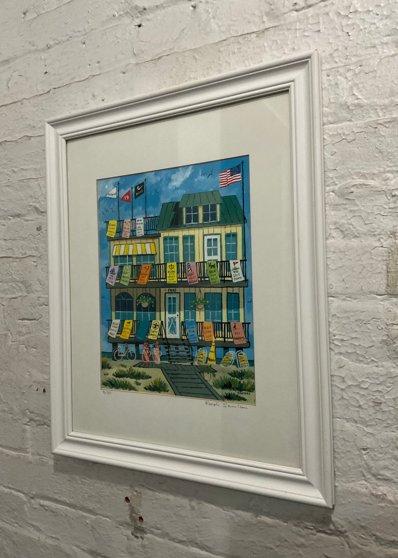 GOODWOOD Ocean City Framed Lithograph