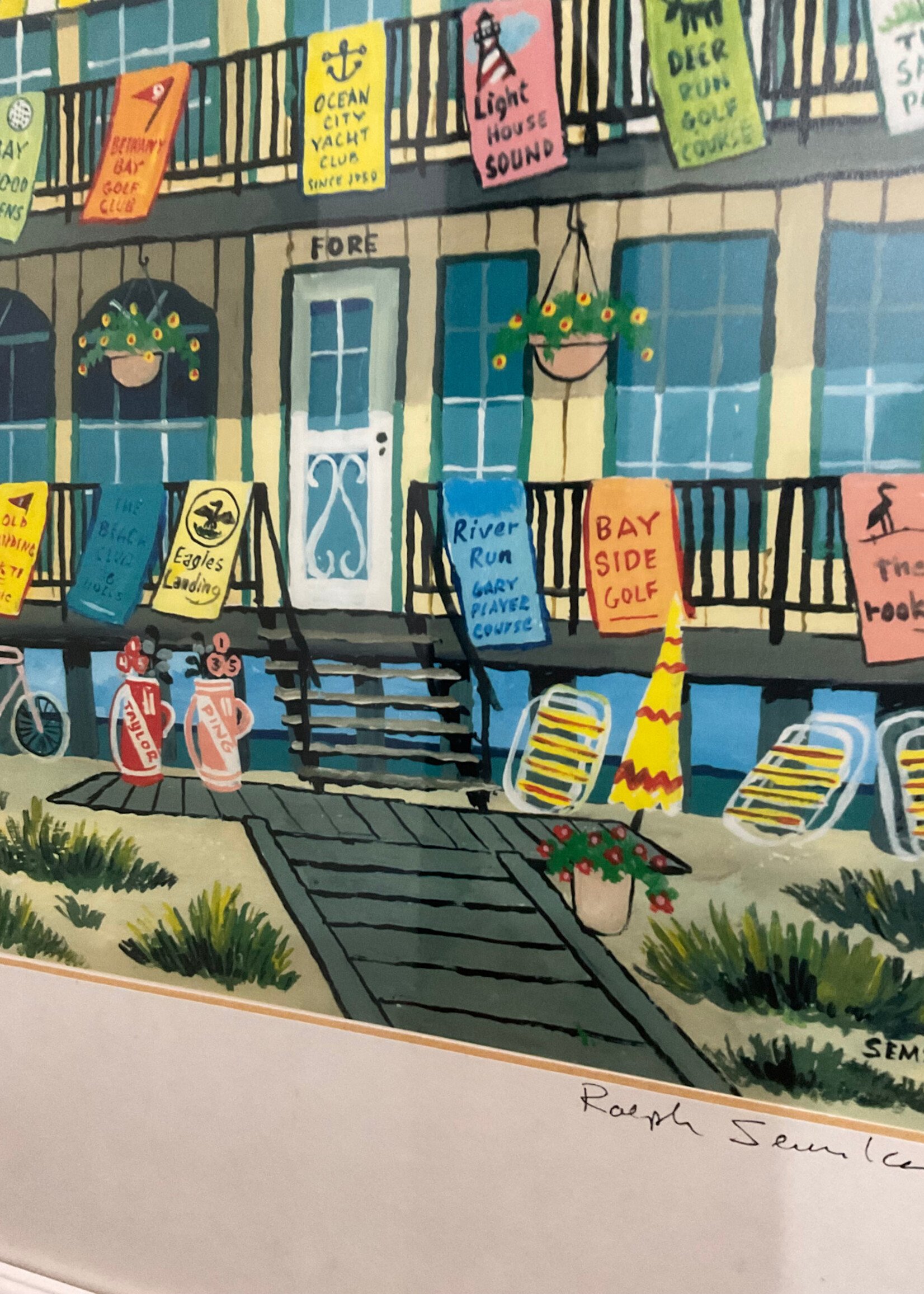 GOODWOOD Ocean City Framed Lithograph