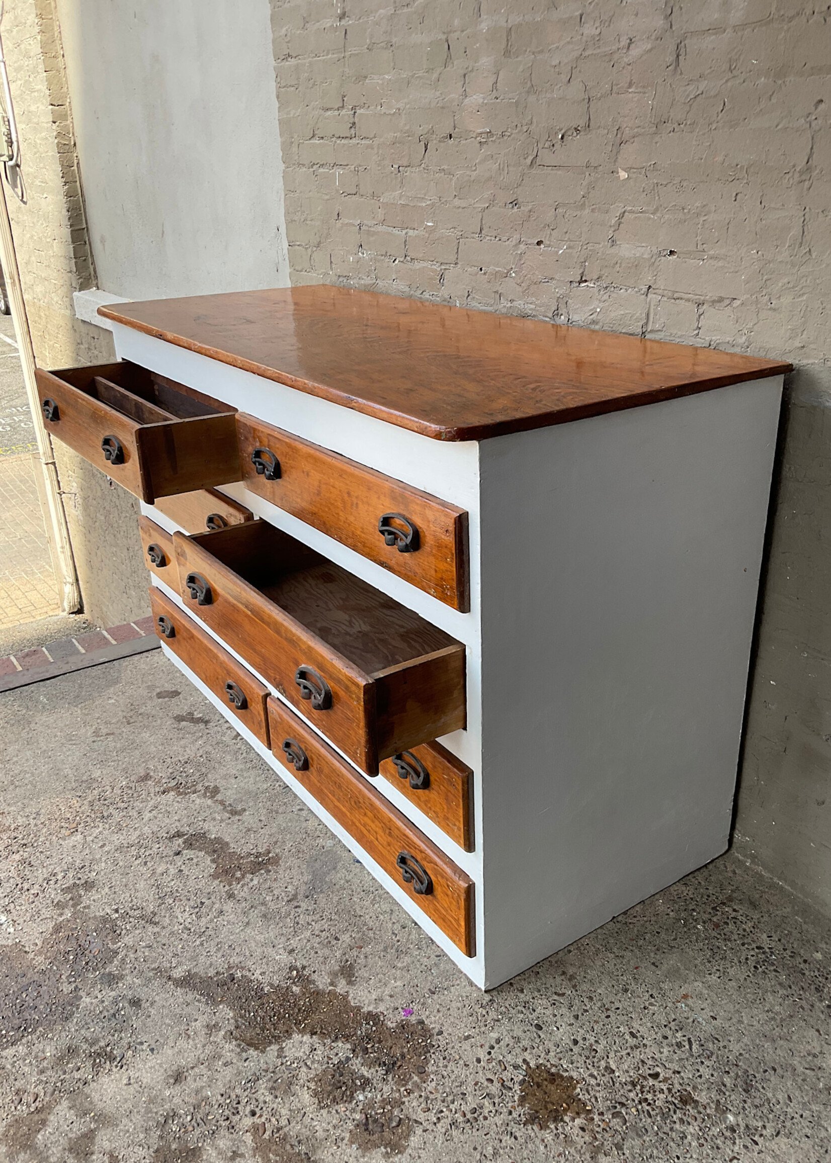 GOODWOOD Antique Industrial Chest of Drawers