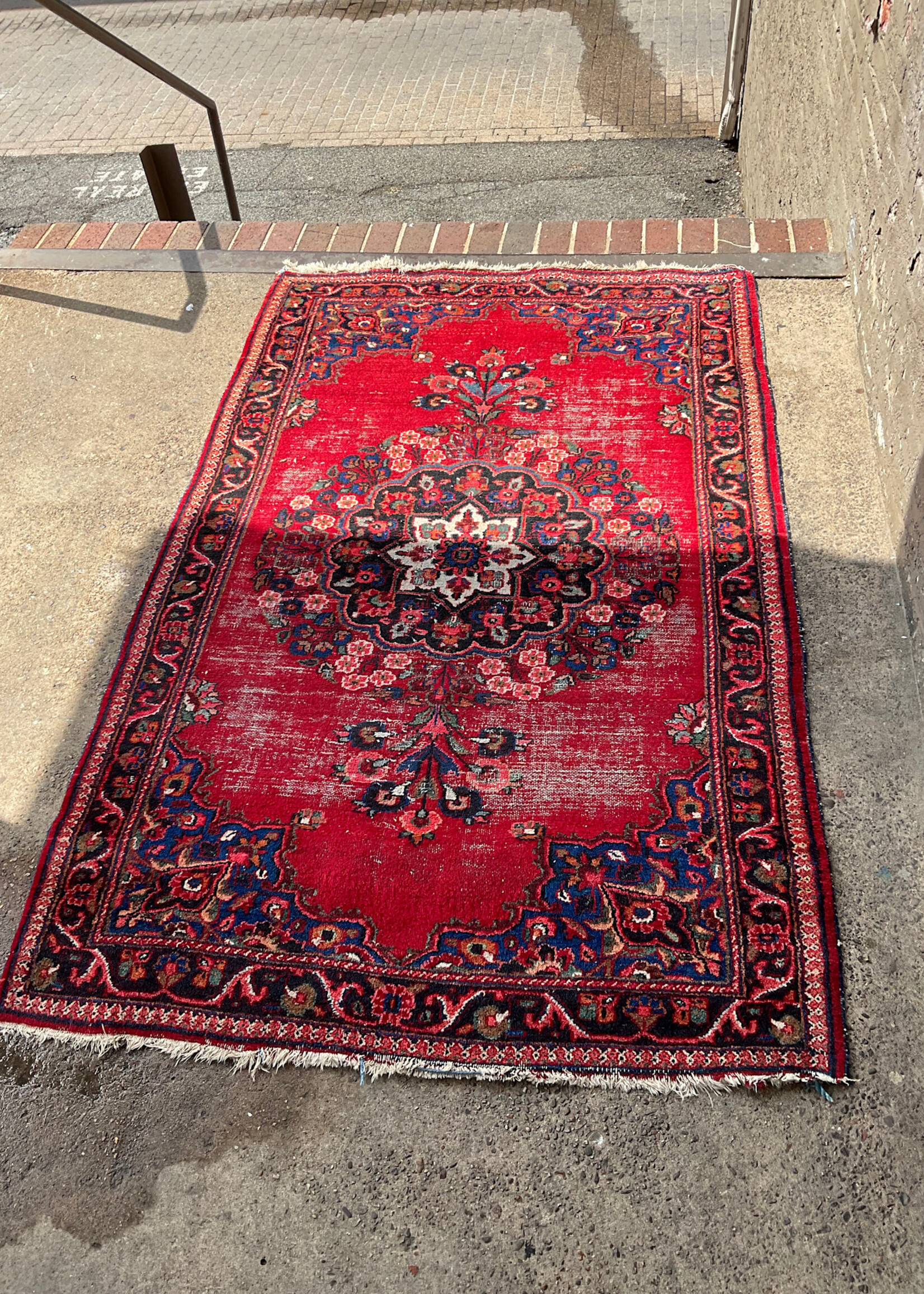 GOODWOOD Persian Red Ground Wool Rug 50" x 79"