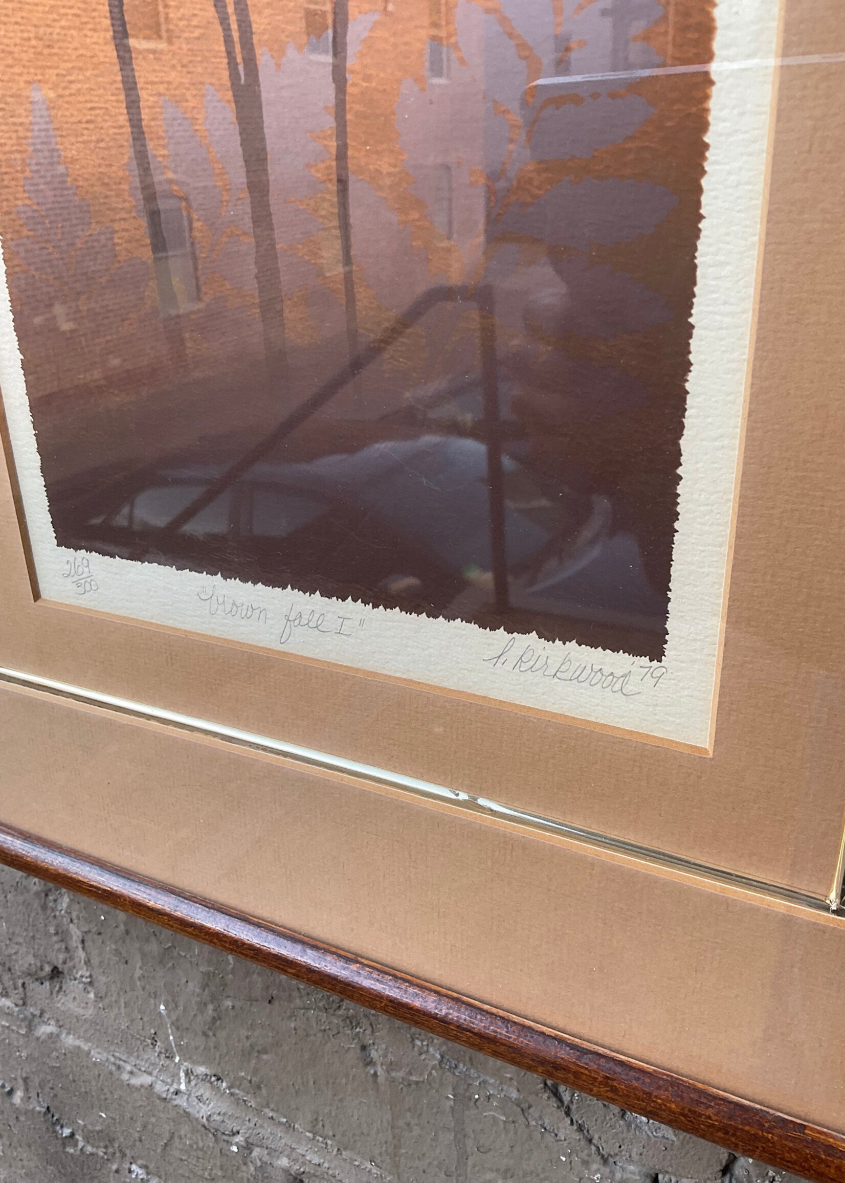 GOODWOOD Ground Fall 1 Lithograph, L. Kirkwood