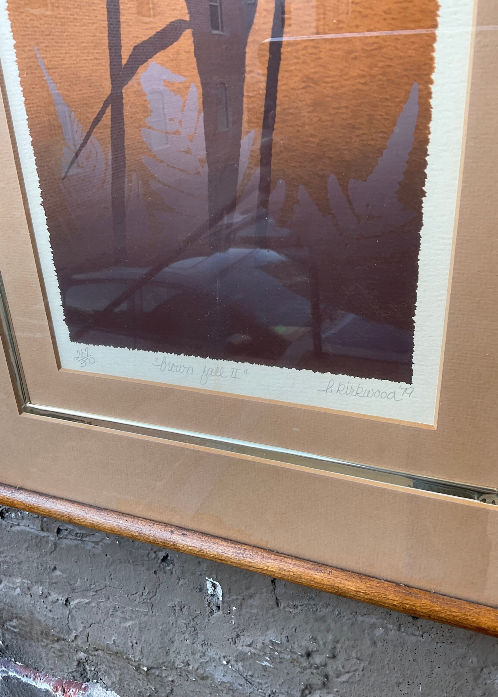 GOODWOOD Ground Fall 2 Lithograph, L. Kirkwood