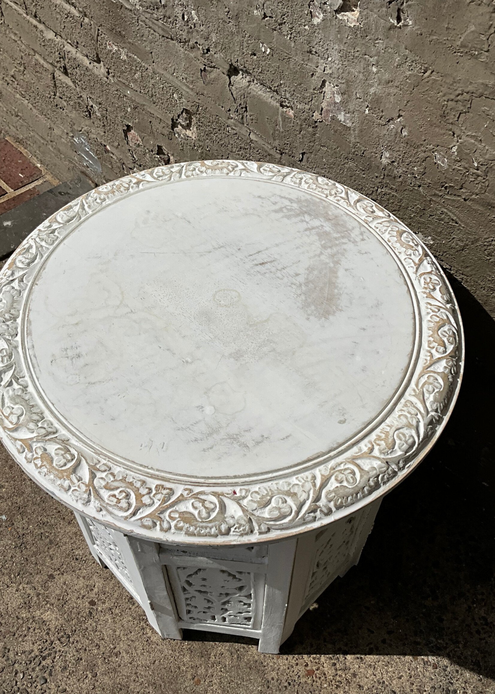 GOODWOOD Painted Teak Side Table