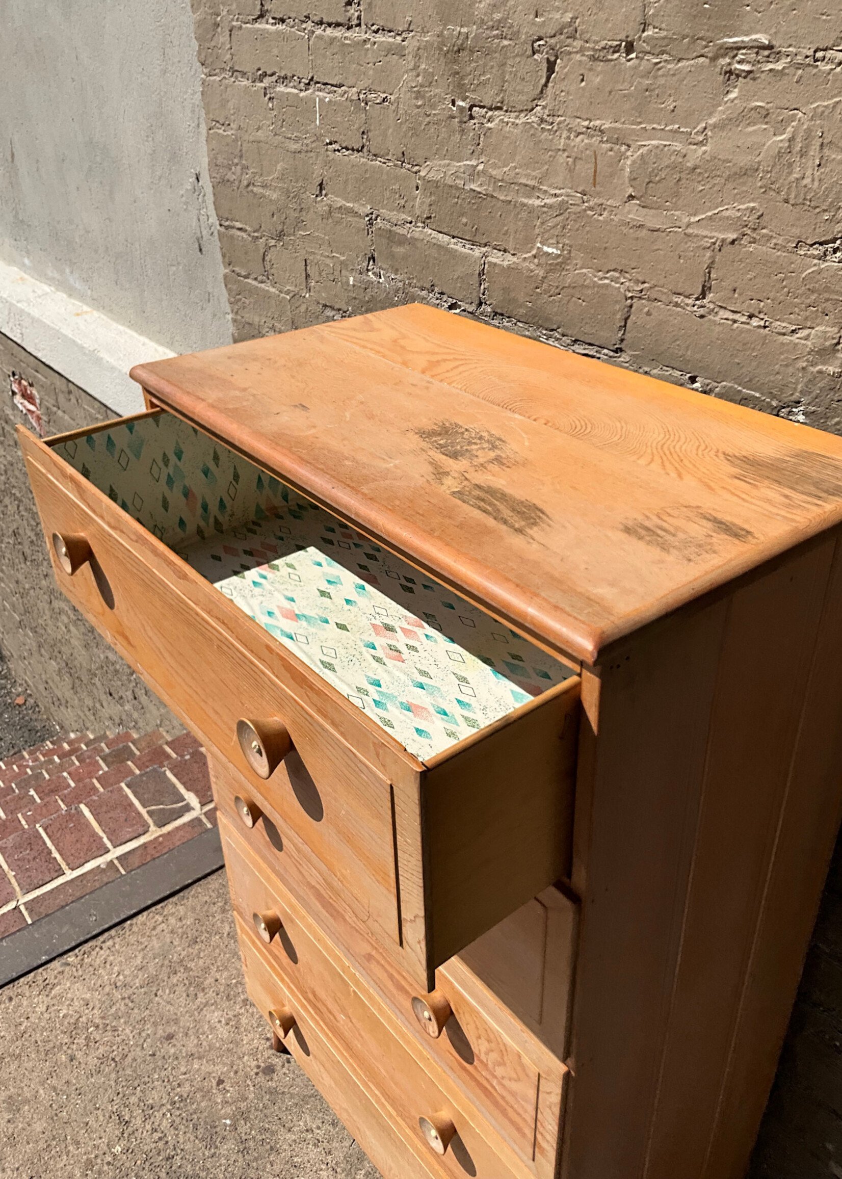 GOODWOOD MCM Pine Chest of Drawers