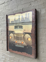 GOODWOOD Vintage Car Print on Grape Tray