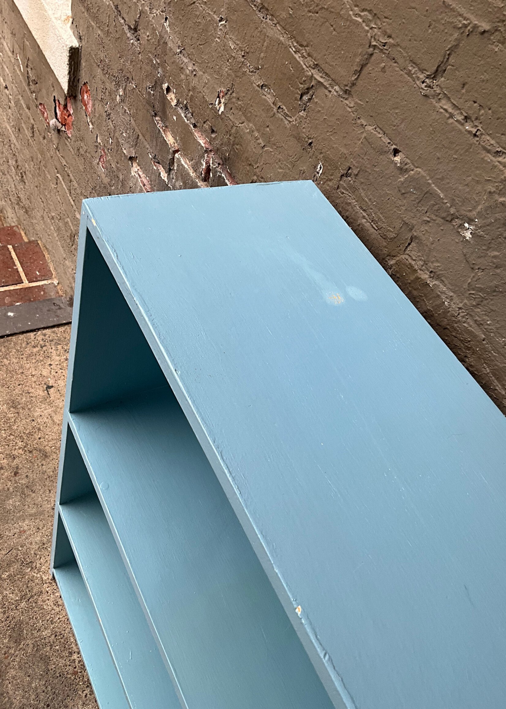 GOODWOOD Blue Painted Vintage Bookcase